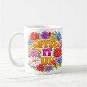 Mug OFFER IT UP 1960's Floral Vibe (Gauche)