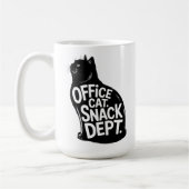 Mug Office Cat Snack Department Workplace Humor (Gauche)