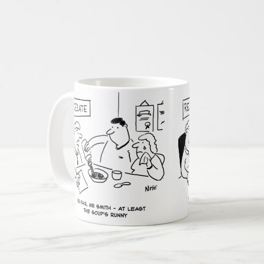 Mug Office d'orientation sur le mariage Humour (Devant gauche)