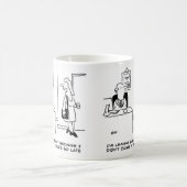 Mug Office Worker explique pourquoi elle part tôt (Centre)