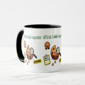 Mug officiel de l'inspecteur de biscuits – Tasse à (Devant gauche)