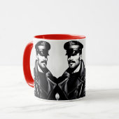 Mug Officiel Iconique LGBTQ Gay Leather Daddy Biker Ar (Devant gauche)