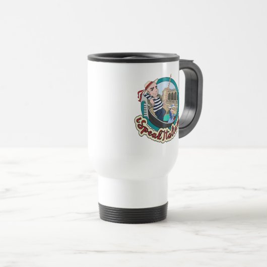 Mug officiel iSpeakItaliano (Devant droit)