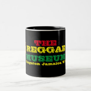 Mug officiel THE REGGAE MUSUEM, 15 oz Deux tons Ca