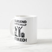 Mug Officiellement à la retraite (Devant gauche)