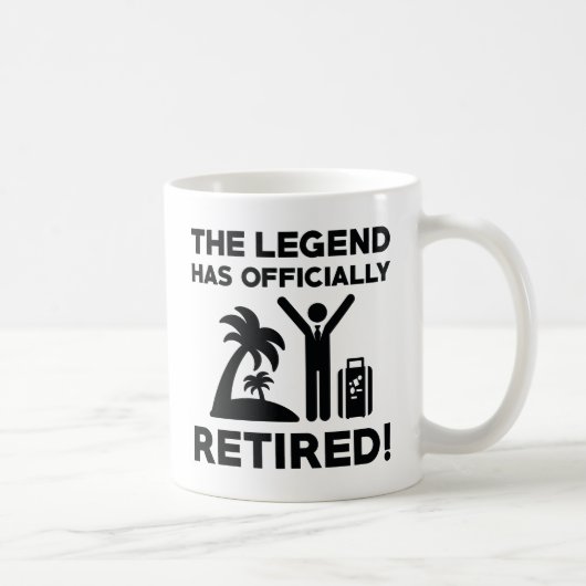 Mug Officiellement à la retraite (Droite)