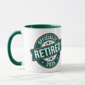 Mug Officiellement à la retraite 2025 (Gauche)