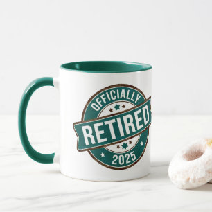 Mug Officiellement à la retraite 2025