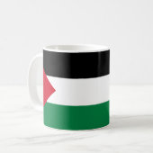 Mug officiellement le drapeau de l'État de Palestine (Devant gauche)