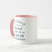 Mug Officiellement mis à la retraite ne plus mon probl (Devant gauche)