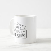 Mug Officiellement papa plaisante (Devant gauche)