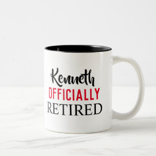 Mug officiellement retiré personnalisé