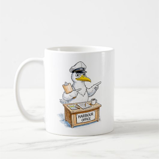 Mug Officier de la baie de Comic Bird (Gauche)