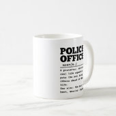 Mug Officier de police (Devant droit)