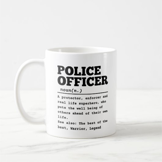 Mug Officier de police (Gauche)