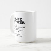 Mug Officier de police (Devant gauche)