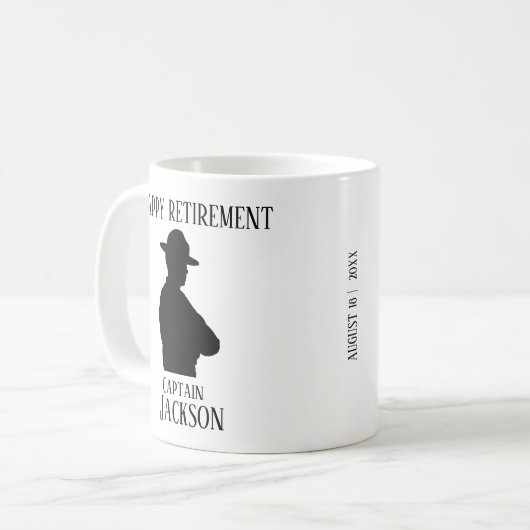 Mug Officier de police de l'État retraité (Devant gauche)