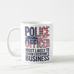 Mug Officier De Police Le Plus Susceptible De Connaîtr