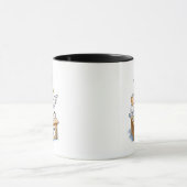 Mug Officier de port des oiseaux comiques (Centre)