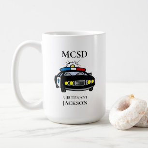 Mug Officier de voiture de police