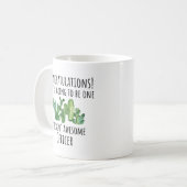 Mug Officier Promotion Police Navale Diplôme (Devant gauche)