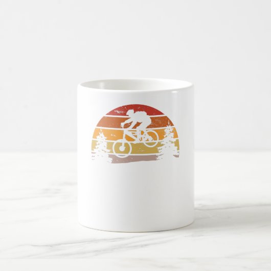 Mug Offre-cadeau de Downhill Mountain Biker ET MTB Fun (Centre)