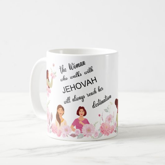 Mug Offre cadeau JW Sister personnalisée (Devant gauche)