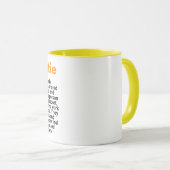 Mug Offre de devis de Bestie de travail | Collègue des (Devant droit)