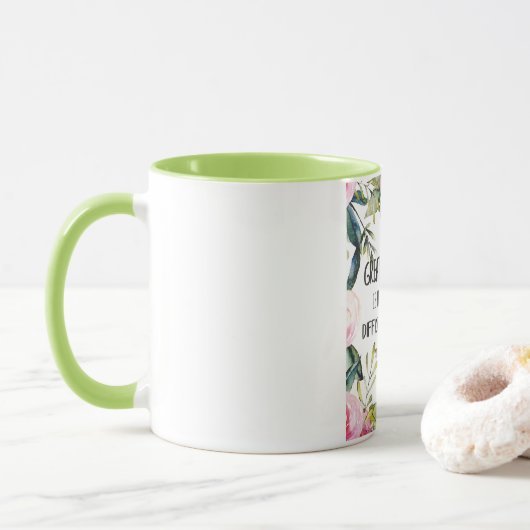 Mug Offre de Merci-cadeau d'appréciation du thérapeute (Avec donut)