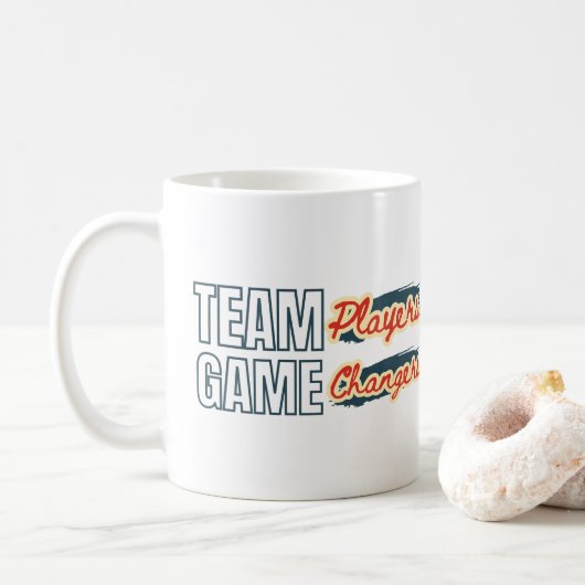 Mug Offre du bureau de soumission motivationnelle du j (Avec donut)
