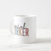 Mug Offres d'appréciation aux travailleurs sociaux (Devant gauche)