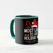Mug Offrez probablement des serres de Noël de vacances (Devant gauche)