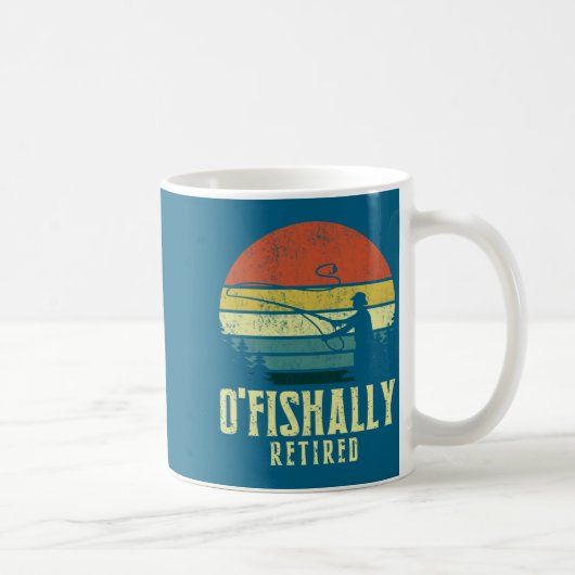 Mug Ofishally Retired Funny Fishing Retirement (Droite)