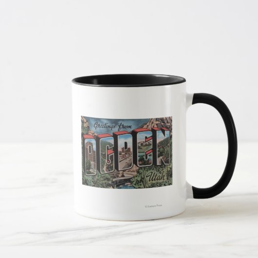 Mug Ogden, UtahGrandes lettres ScènesOgden, UT (Droite)