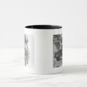 Mug Oglala Indian Plenty Hors avec 2 soldats blancs (Centre)