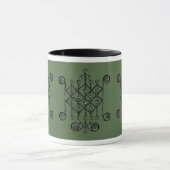 Mug Ogun, patron LOA du feu, de guerre, et des (Centre)