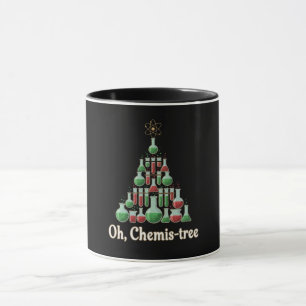 Mug Oh Arbre de Chimie Drôle de Science Chimie Noël
