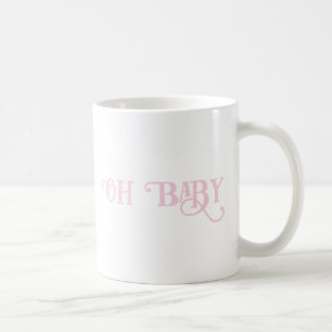 Mug Oh Baby Personnalisé Fille Rose