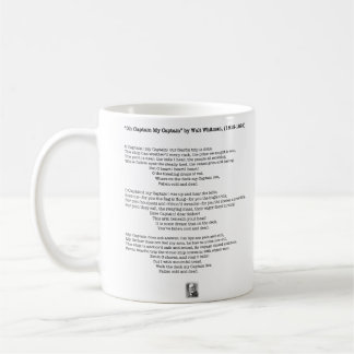 Mug "Oh Captain, My Captain" de Walt Whitman