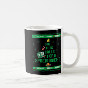 Mug Oh ceci appelle un pull de Noël à tableur