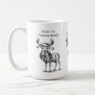 Mug Oh cerf, c'est déjà Noël !