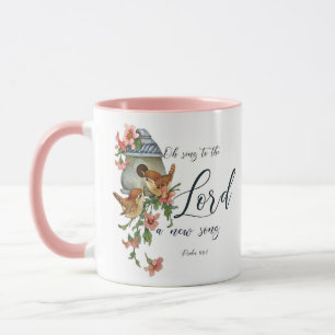 Mug Oh, chante au Seigneur une nouvelle chanson. Oisea