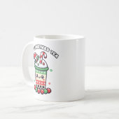 Mug Oh Christmas Tea - Funny Boba Holiday Bubble Tea (Devant gauche)