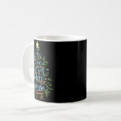 Mug Oh Come Let Us Adore Him, Christmas Tree Quote (Devant gauche)