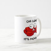 Mug Oh Crabe C'est lundi (Devant droit)