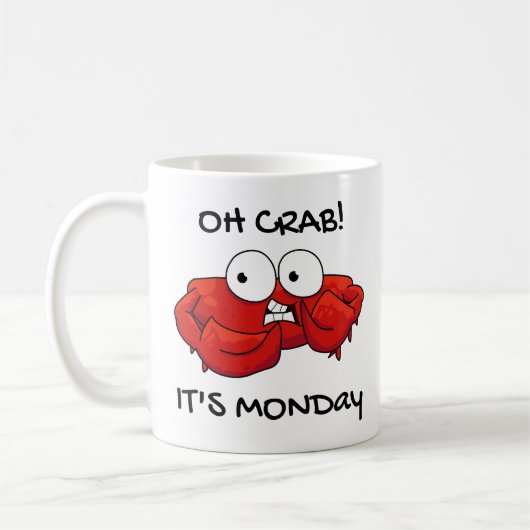 Mug Oh Crabe C'est lundi (Gauche)