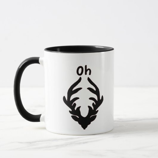 Mug Oh Deer Artistic Clean Style (Gauche)