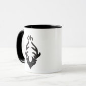 Mug Oh Deer Artistic Clean Style (Devant gauche)
