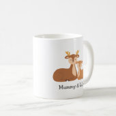 Mug Oh Deer, I Love You - Custom Mama & Baby Deer (Devant droit)