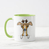 Mug Oh Deer Italian Greyhound (Gauche)